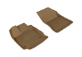 Picture of 3D MAXpider 2013-2015 Toyota Venza Kagu 1st Row Floormat - Tan