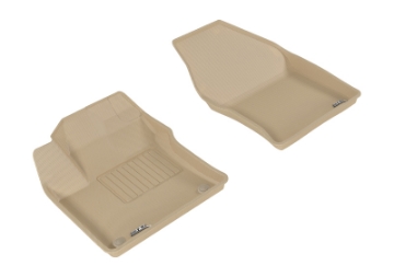 Picture of 3D MAXpider 2016-2020 Toyota Prius-Prius Prime Kagu 1st Row Floormat - Tan