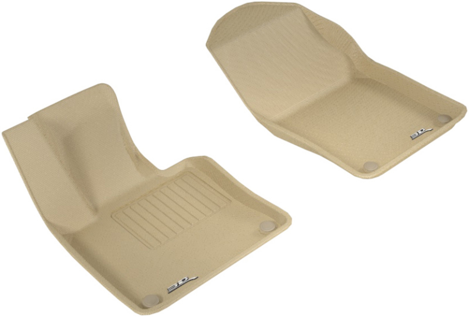 Picture of 3D MAXpider 2017-2019 Volvo S90-V90 Kagu 1st Row Floormat - Tan