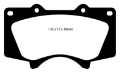 Picture of EBC 10+ Lexus GX460 4-6 Greenstuff Front Brake Pads