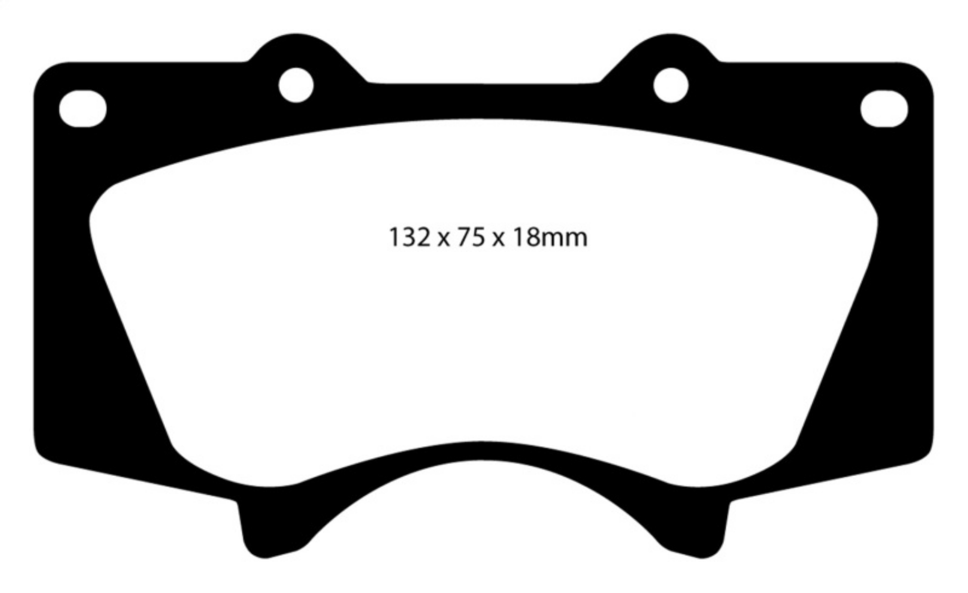 Picture of EBC 10+ Lexus GX460 4-6 Greenstuff Front Brake Pads
