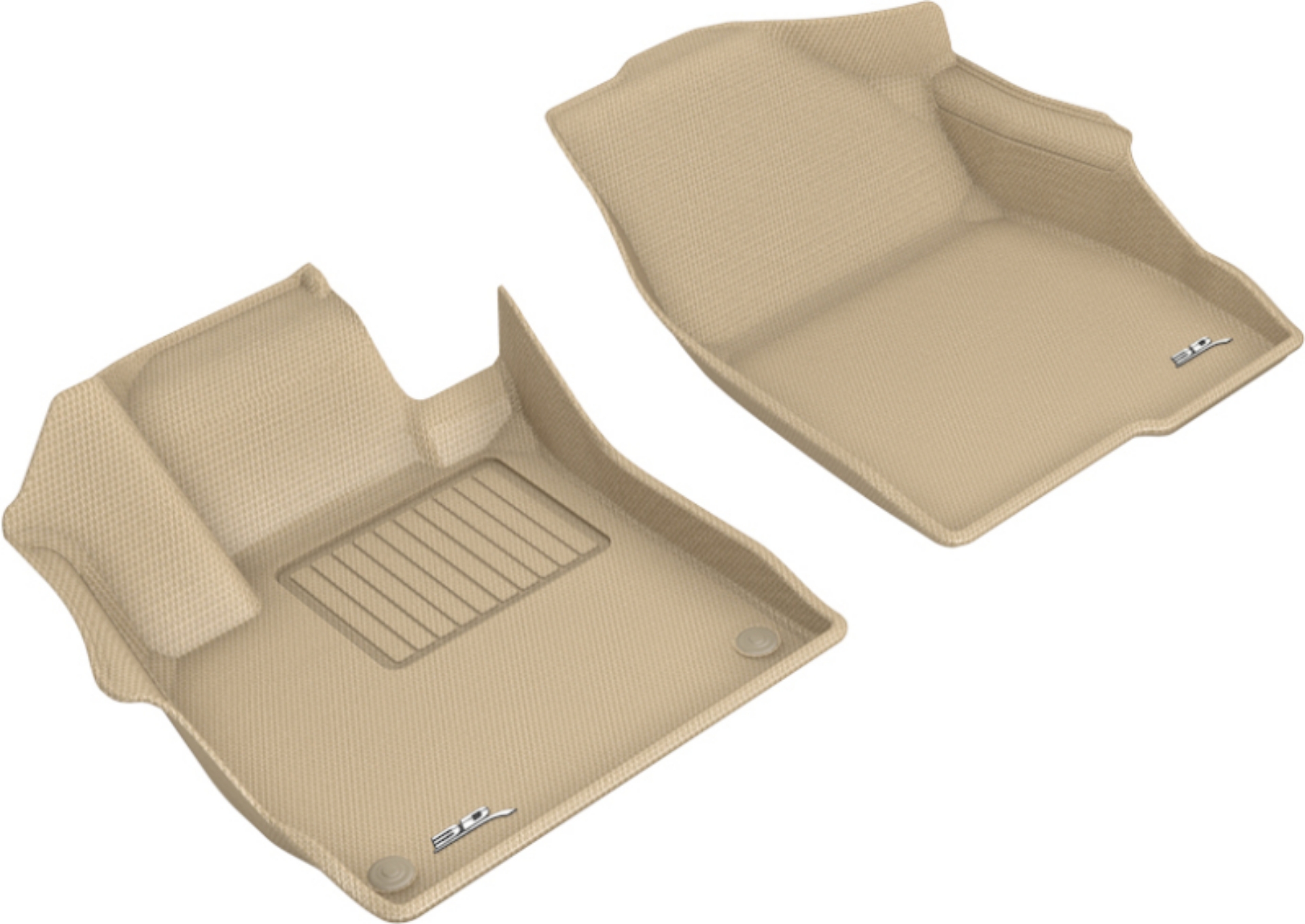 Picture of 3D MAXpider 2018-2020 Honda Accord Kagu 1st Row Floormat - Tan