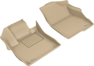 Picture of 3D MAXpider 2018-2020 Honda Accord Kagu 1st Row Floormat - Tan