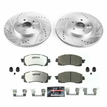 Picture of Power Stop 18-19 Subaru Crosstrek Front Z26 Street Warrior Brake Kit