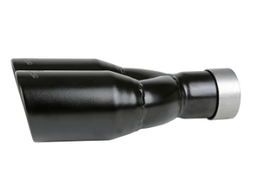 Picture of aFe MACH Force-Xp 409 Stainless Steel Clamp-on Exhaust Tip 2-5in Inlet 3-5in Outlet - Black