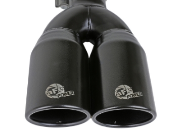 Picture of aFe MACH Force-Xp 409 Stainless Steel Clamp-on Exhaust Tip 2-5in Inlet 3-5in Outlet - Black
