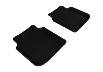 Picture of 3D MAXpider 2009-2012 BMW 7 Series LI F02-F04 Kagu 2nd Row Floormats - Black