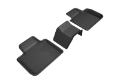 Picture of 3D MAXpider 2018-2019 BMW 6 Series Gran Turismo Kagu 2nd Row Floormats - Black