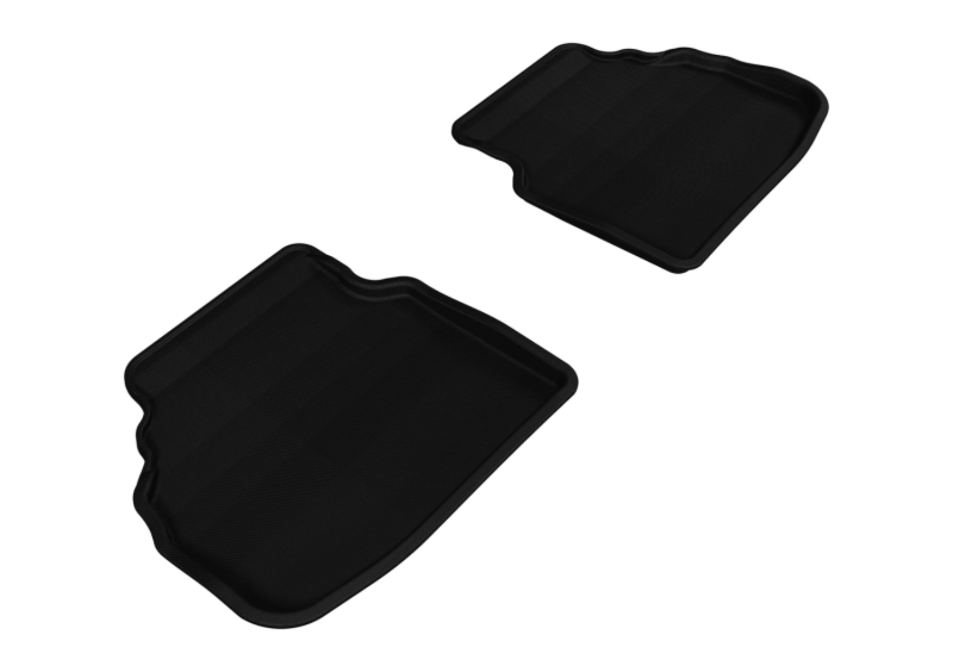 Picture of 3D MAXpider 2009-2012 BMW 7 Series F01 Kagu 2nd Row Floormats - Black