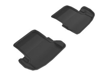 Picture of 3D MAXpider 2016-2020 Mercedes-Benz C-Class Coupe C205 Kagu 2nd Row Floormats - Black
