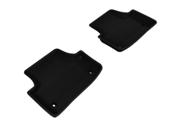 Picture of 3D MAXpider 2015-2020 Audi A3-A3 Sportback E-Tron-RS3-S3 Kagu 2nd Row Floormats - Black