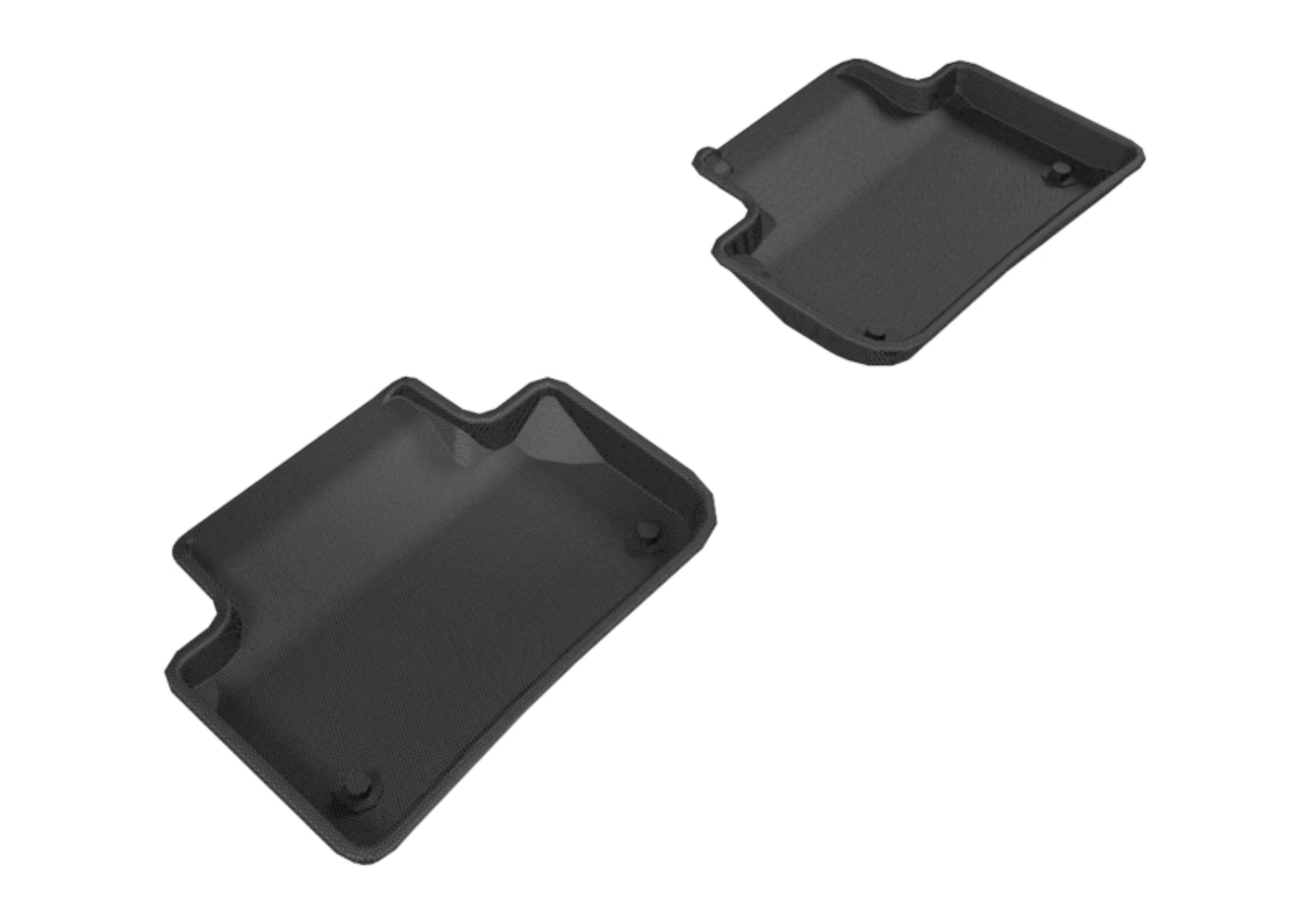 Picture of 3D MAXpider 2018-2020 Audi Q5 Kagu 2nd Row Floormats - Black