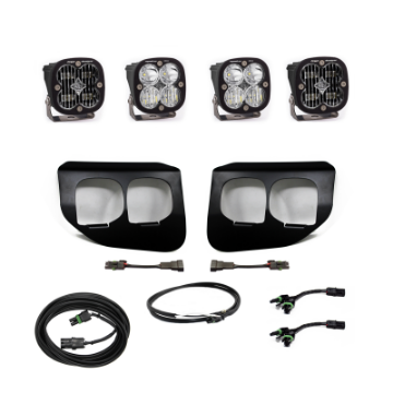 Picture of Baja Designs Ford Super Duty 20-On Fog Lights Dual FPK SAE-Pro DC Baja Designs w-Upfitter