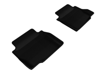 Picture of 3D MAXpider 2006-2013 Chevrolet Impala-Impala Limited Kagu 2nd Row Floormats - Black