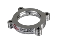 Picture of aFe 11-14 Ford Mustang- 11-14 Ford F-150 V6 3-7L Silver Bullet Throttle Body Spacer - Silver