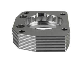 Picture of aFe 00-03 Honda S2000 L4 2-0L Silver Bullet Throttle Body Spacer - Silver