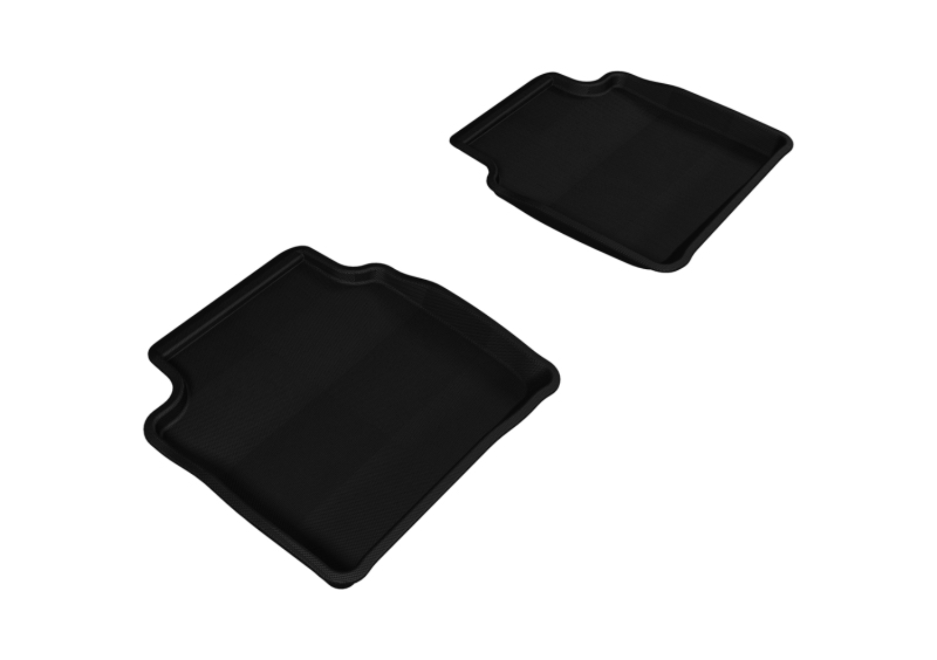 Picture of 3D MAXpider 2008-2012 Chevrolet Malibu Kagu 2nd Row Floormats - Black