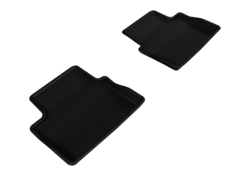 Picture of 3D MAXpider 2013-2015 Chevrolet Malibu Kagu 2nd Row Floormats - Black