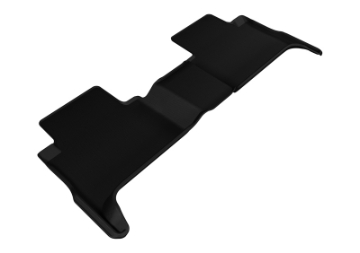 Picture of 3D MAXpider 2015-2020 Chevrolet-GMC Colorado-Canyon Crew Cab Kagu 2nd Row Floormats - Black