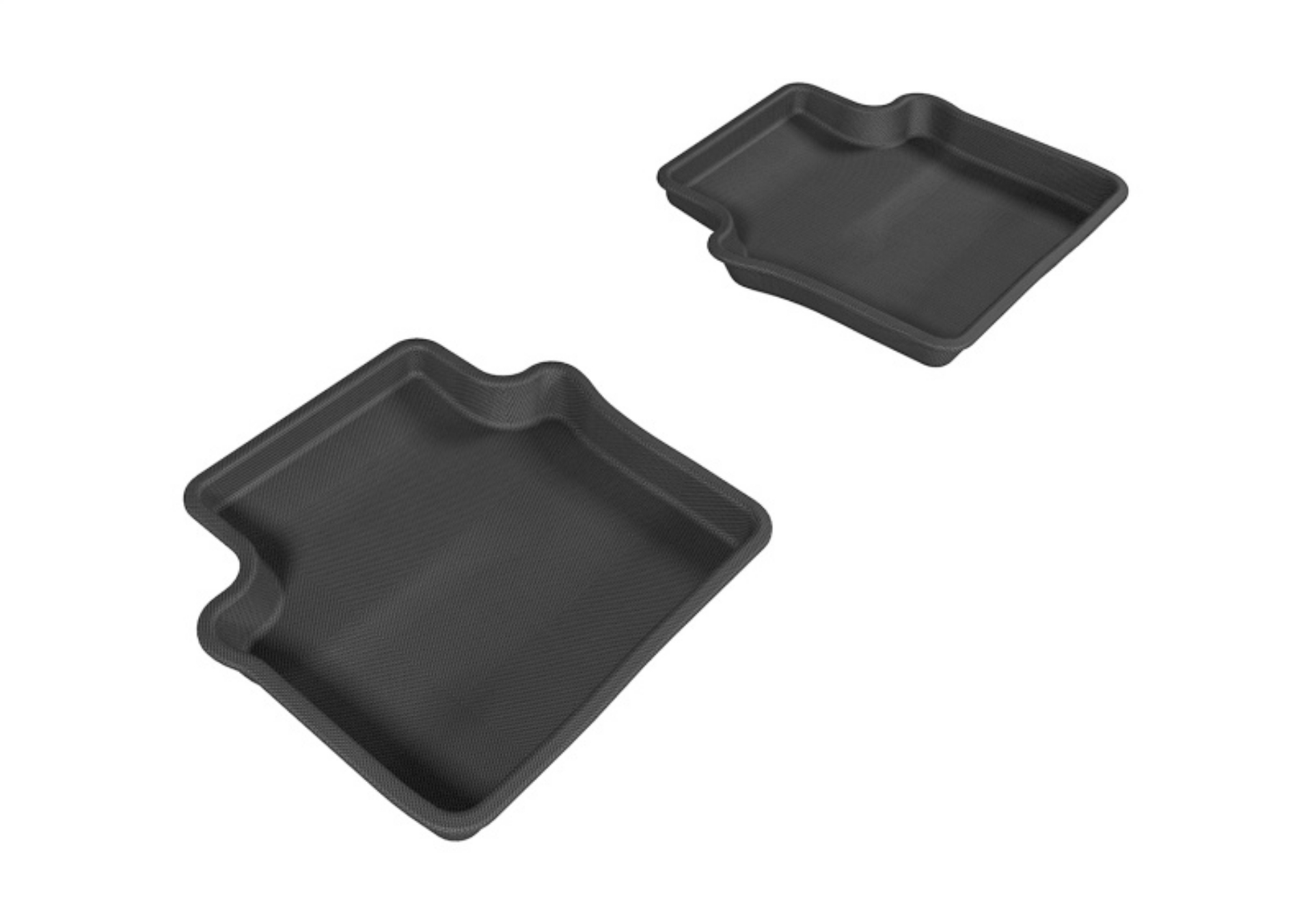 Picture of 3D MAXpider 2007-2010 Chrysler Sebring Sedan Kagu 2nd Row Floormats - Black
