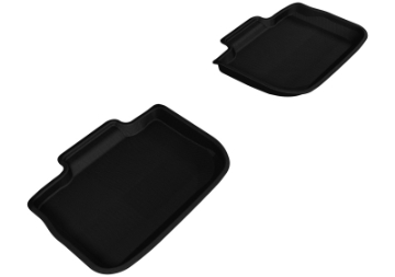 Picture of 3D MAXpider 2011-2020 Dodge-Chrysler Charger-300-300C Kagu 2nd Row Floormats - Black