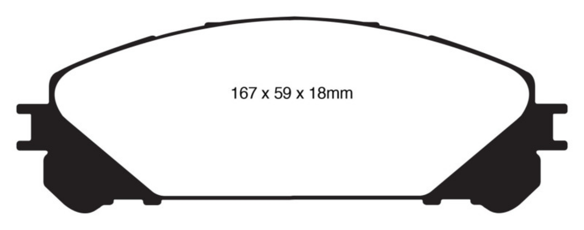 Picture of EBC 10+ Lexus RX350 3-5 Japan Greenstuff Front Brake Pads