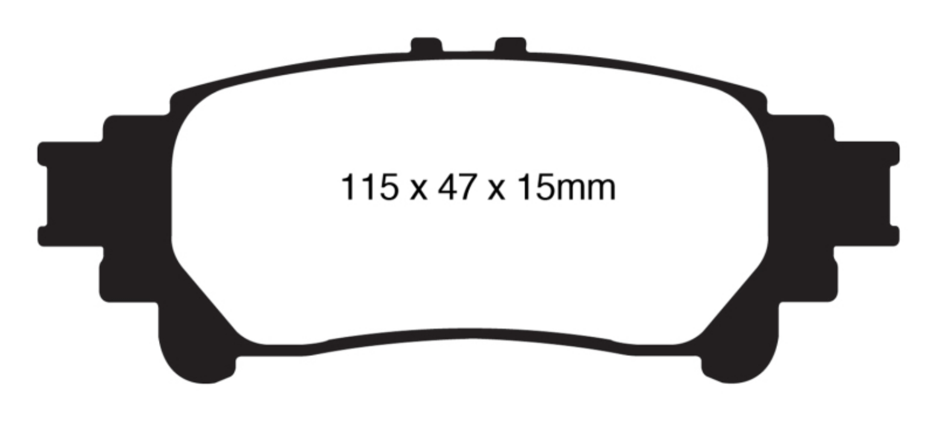 Picture of EBC 10+ Lexus RX350 3-5 Japan Greenstuff Rear Brake Pads