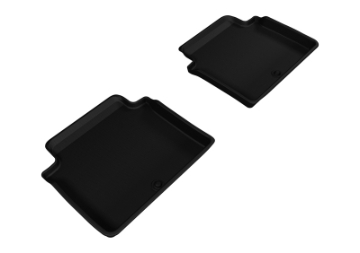Picture of 3D MAXpider 2015-2020 Genesis-Hyundai G80-Genesis Sedan Kagu 2nd Row Floormats - Black