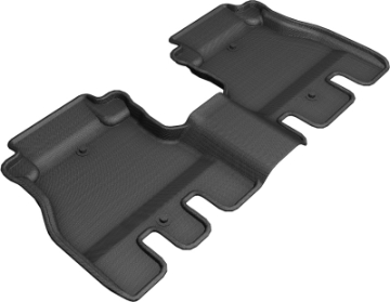 Picture of 3D MAXpider 2018-2020 Jeep Wrangler JL Unlimited Kagu 2nd Row Floormats - Black