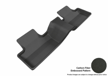 Picture of 3D MAXpider 2012-2013 Land Rover Range Rover Evoque Kagu 2nd Row Floormats - Black