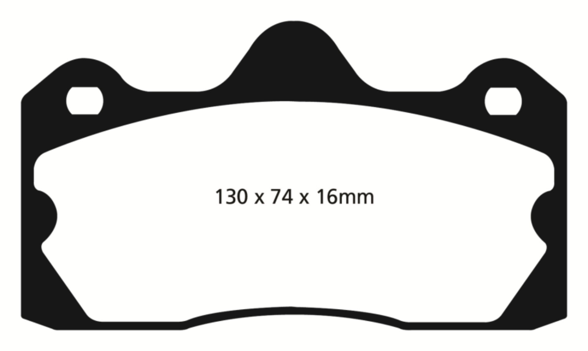 Picture of EBC 10+ Lotus Evora 3-5 Redstuff Rear Brake Pads