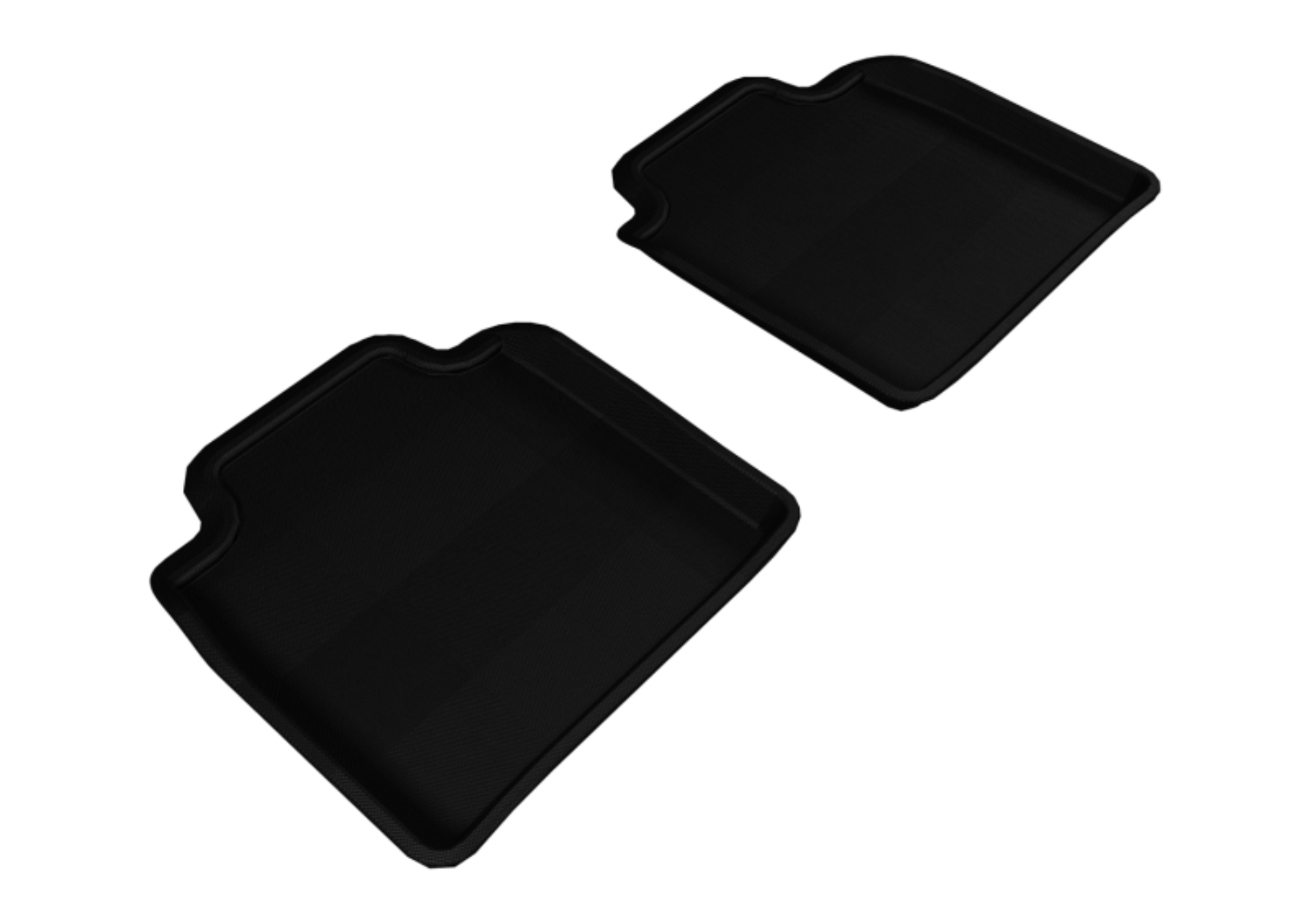 Picture of 3D MAXpider 2007-2012 Lexus LS460L-LS600HL Kagu 2nd Row Floormats - Black