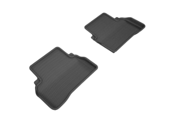 Picture of 3D MAXpider 2015-2020 Mercedes Benz C-Class Sedan W205 Kagu 2nd Row Floormats - Black