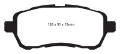 Picture of EBC 10+ Mazda 2 1-5 Greenstuff Front Brake Pads