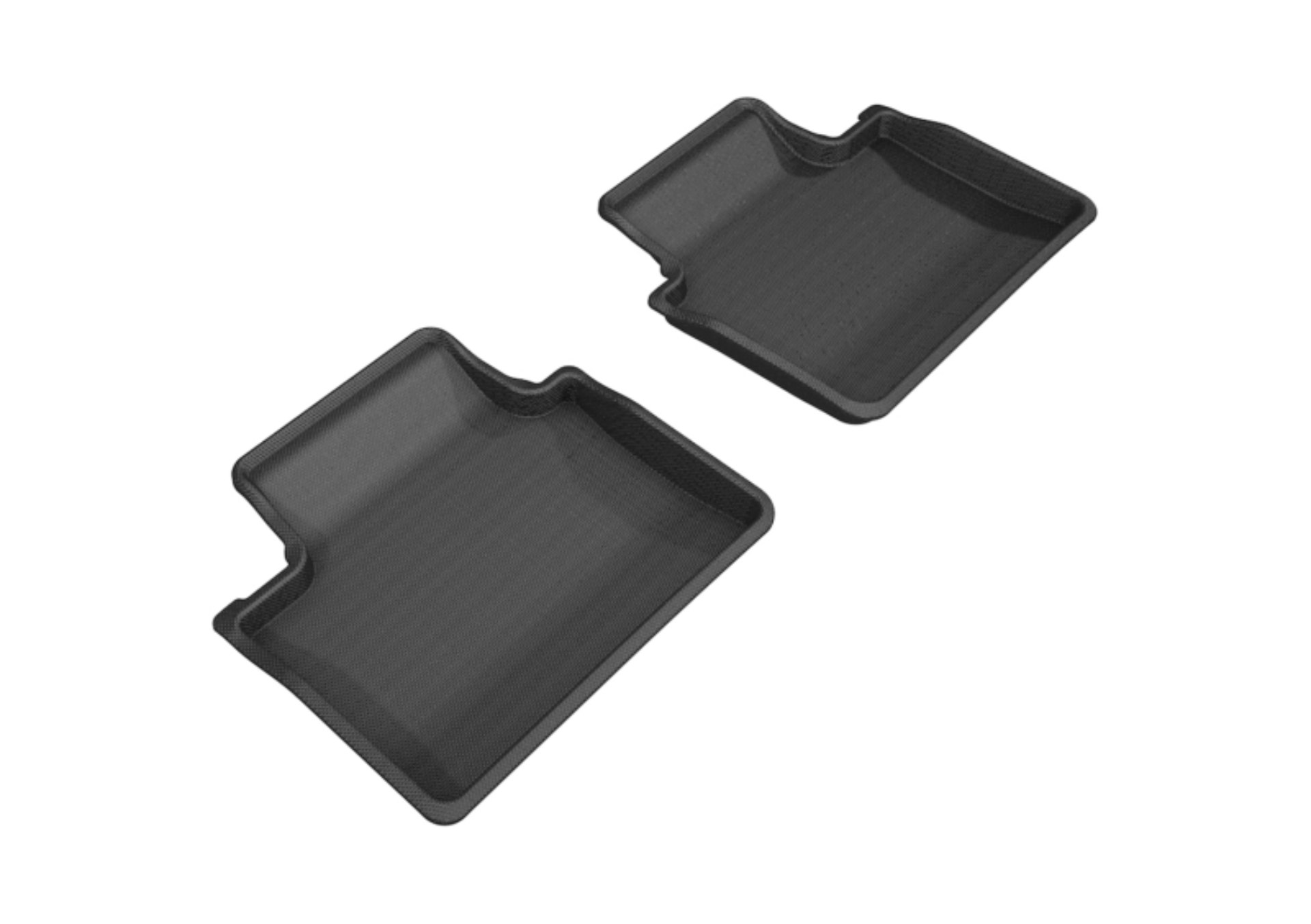 Picture of 3D MAXpider 2017-2019 Porsche Panamera Kagu 2nd Row Floormats - Black
