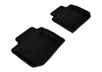 Picture of 3D MAXpider 2012-2019 Subaru Impreza-XV Crosstrek-WRX-Sti Kagu 2nd Row Floormats - Black