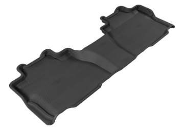 Picture of 3D MAXpider 2008-2020 Toyota Sequoia Kagu 2nd Row Floormats - Black