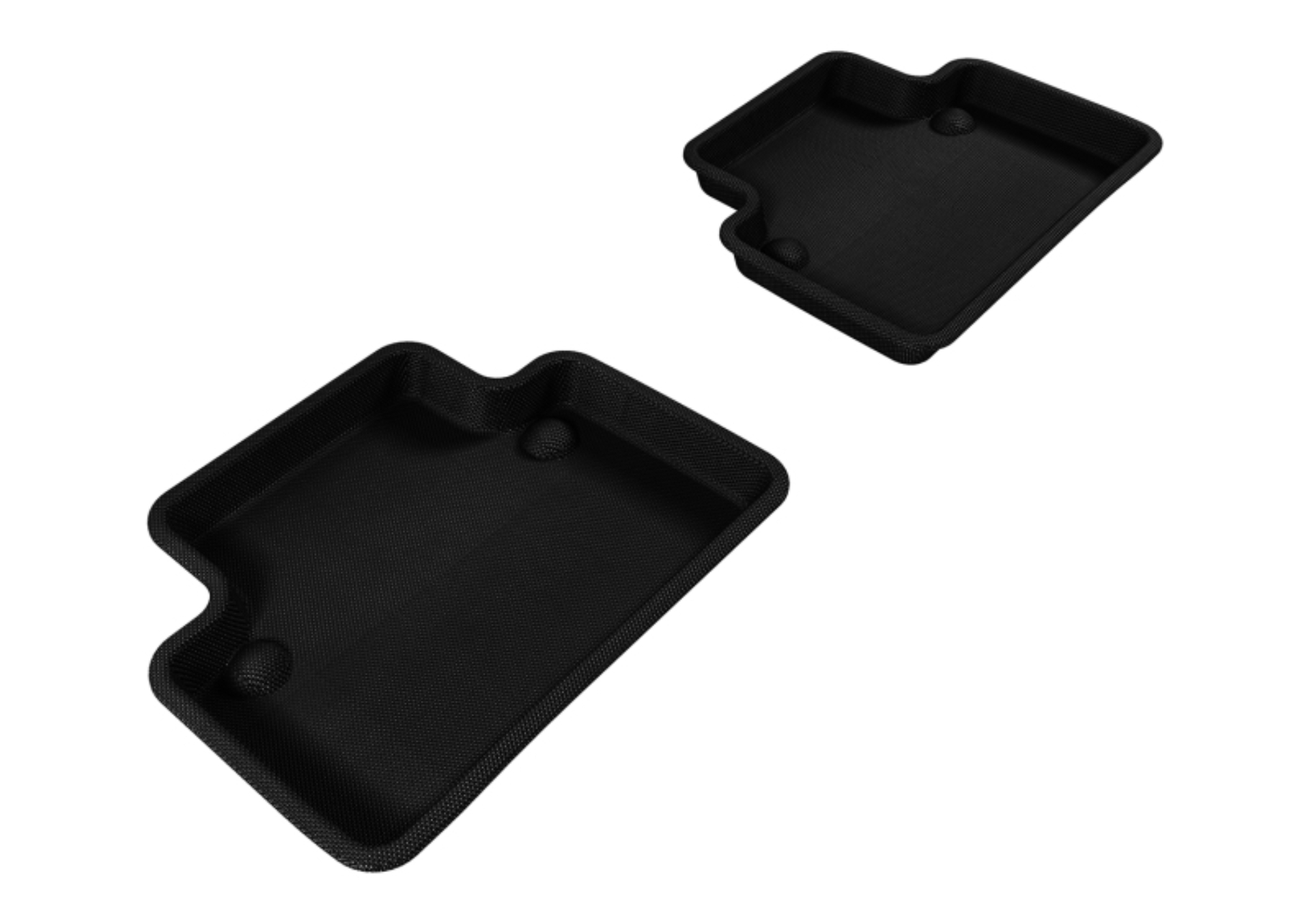 Picture of 3D MAXpider 2004-2012 Volvo S40 Kagu 2nd Row Floormats - Black