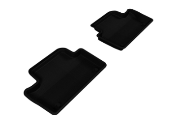 Picture of 3D MAXpider 2010-2017 Volvo XC60 Kagu 2nd Row Floormats - Black