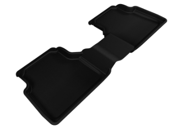 Picture of 3D MAXpider 2009-2019 Volkswagen Tiguan-Tiguan Limited Kagu 2nd Row Floormats - Black