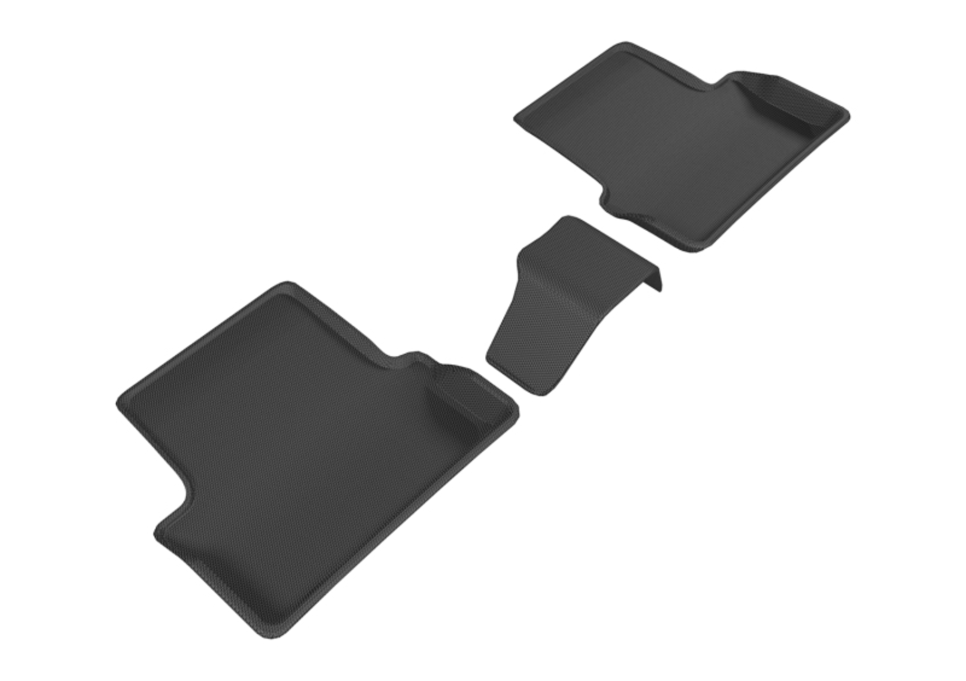 Picture of 3D MAXpider 2016-2019 Buick Cascada Kagu 2nd Row Floormats - Black