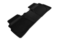 Picture of 3D MAXpider 2011-2014 Hyundai Sonata-2015 Sonata Hybrid Kagu 2nd Row Floormats - Black