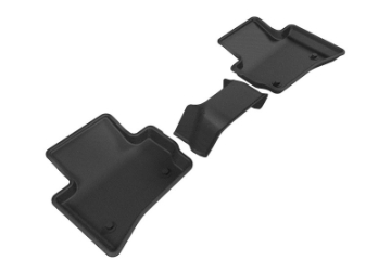 Picture of 3D MAXpider 2017-2020 Jaguar-Land Rover F-Pace-Range Rover Velar Kagu 2nd Row Floormats - Black