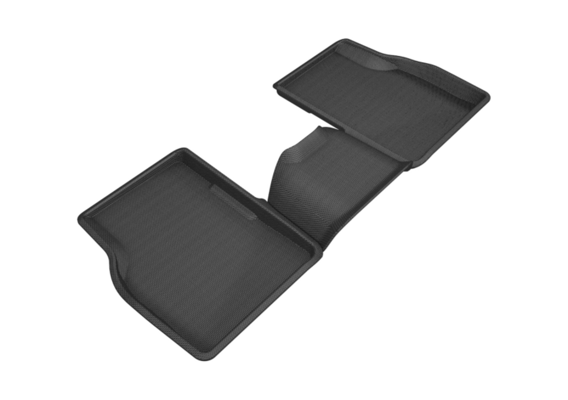 Picture of 3D MAXpider 2017-2020 Jeep Compass Kagu 2nd Row Floormats - Black