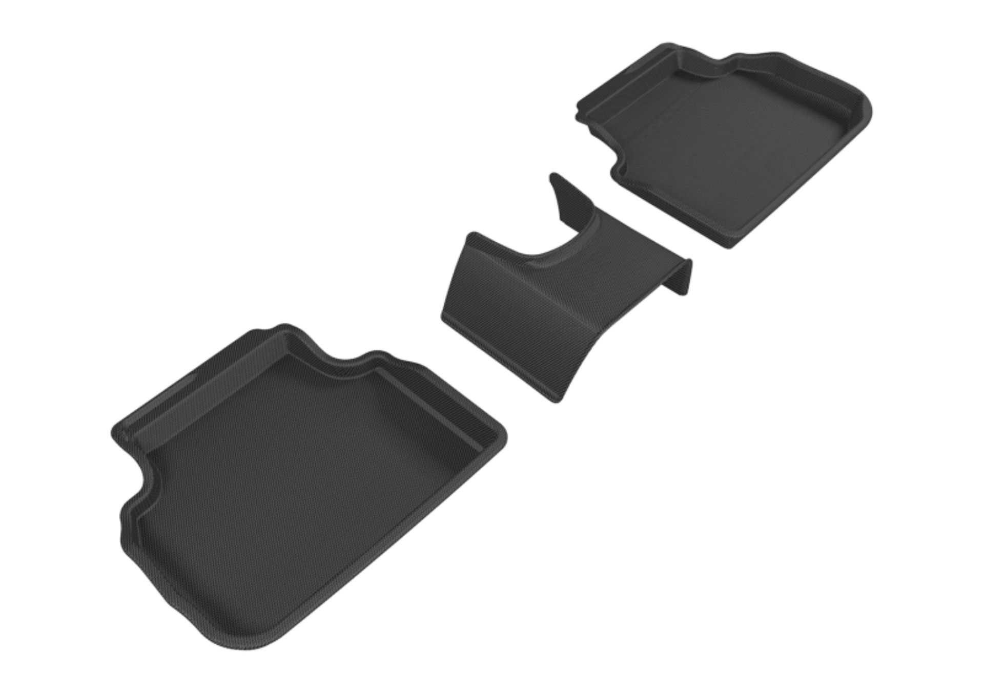 Picture of 3D MAXpider 2016-2019 Mini Clubman Kagu 2nd Row Floormats - Black