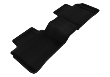 Picture of 3D MAXpider 2013-2018 Nissan Altima Sedan Kagu 2nd Row Floormats - Black