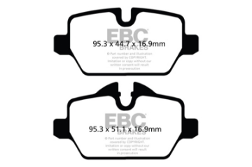 Picture of EBC 10+ Mini Countryman 1-6 Cooper Ultimax2 Rear Brake Pads