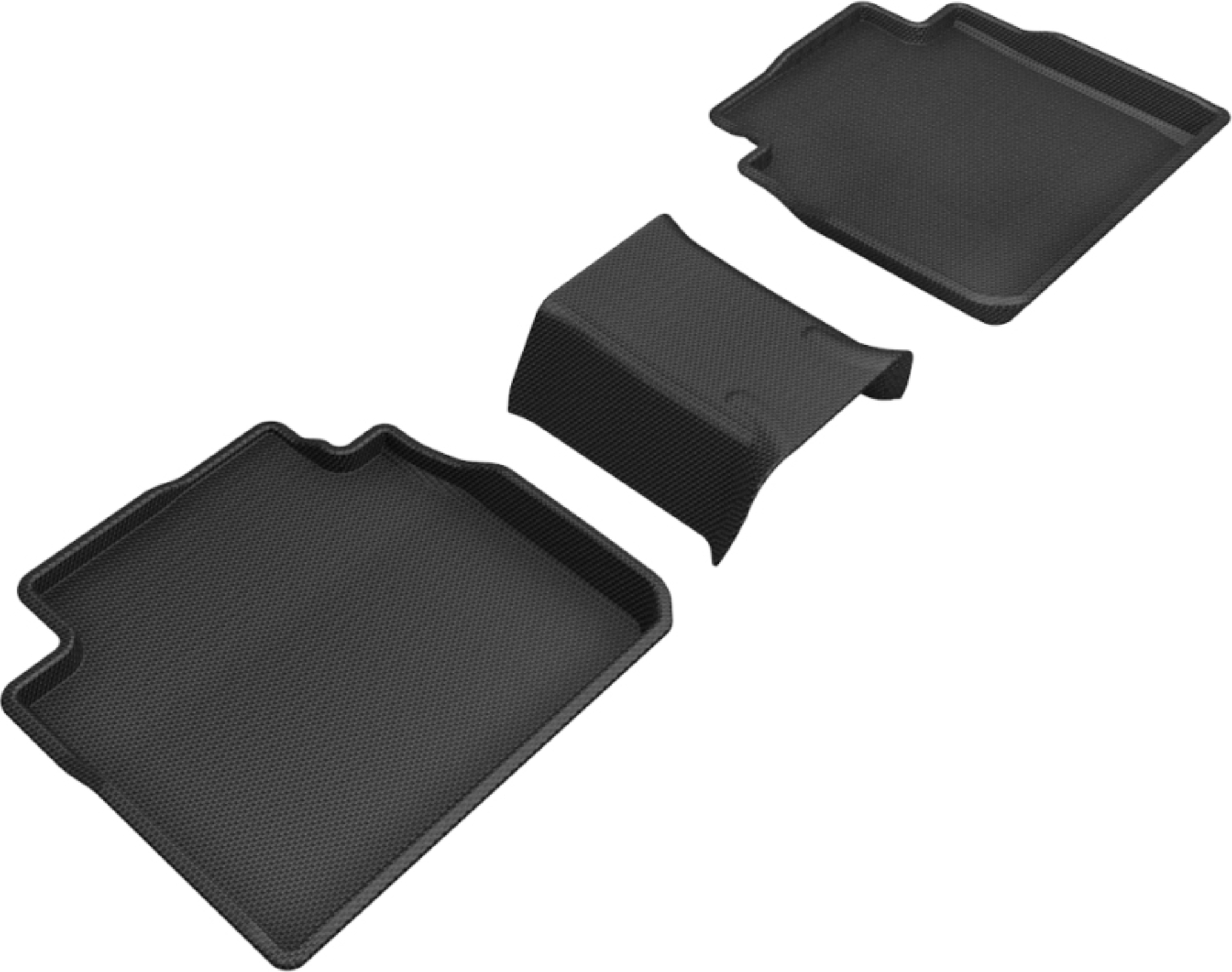 Picture of 3D MAXpider 2019-2020 Toyota-Lexus Avalon-Es Kagu 2nd Row Floormats - Black