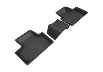 Picture of 3D MAXpider 2018-2020 Volvo XC60 Kagu 2nd Row Floormats - Black