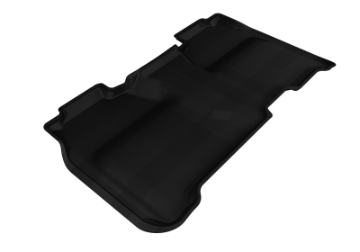 Picture of 3D MAXpider 2014-2019 Chevrolet Silverado Crew Cab Kagu 2nd Row Floormats - Black